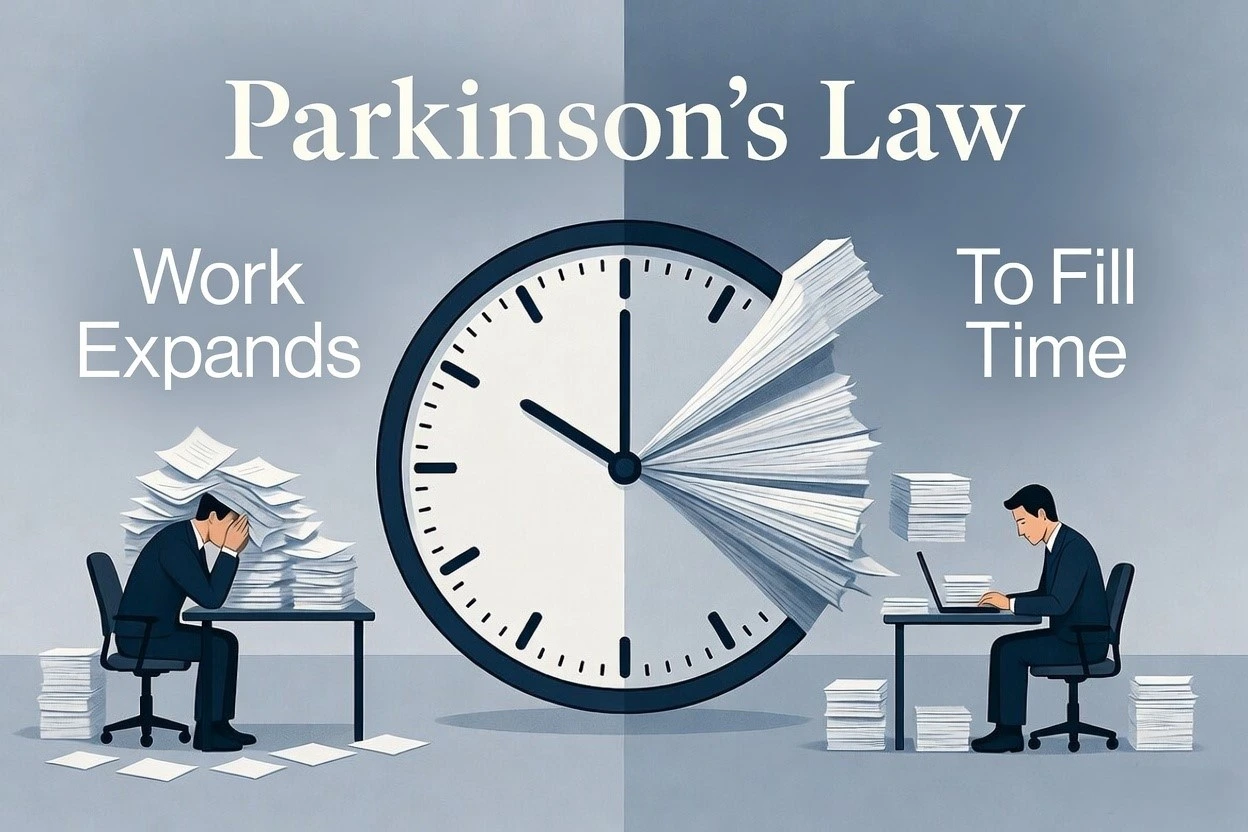 Parkinson’s Law: Why Work Expands to Fill the Time Available